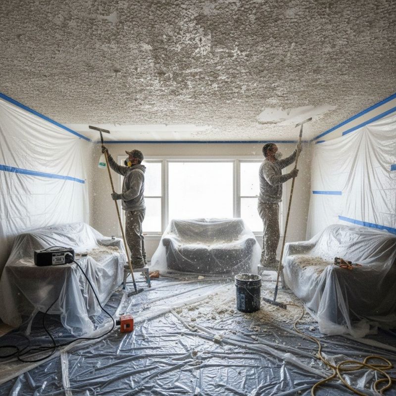 Stipple Ceiling Removal in Littleton, CO