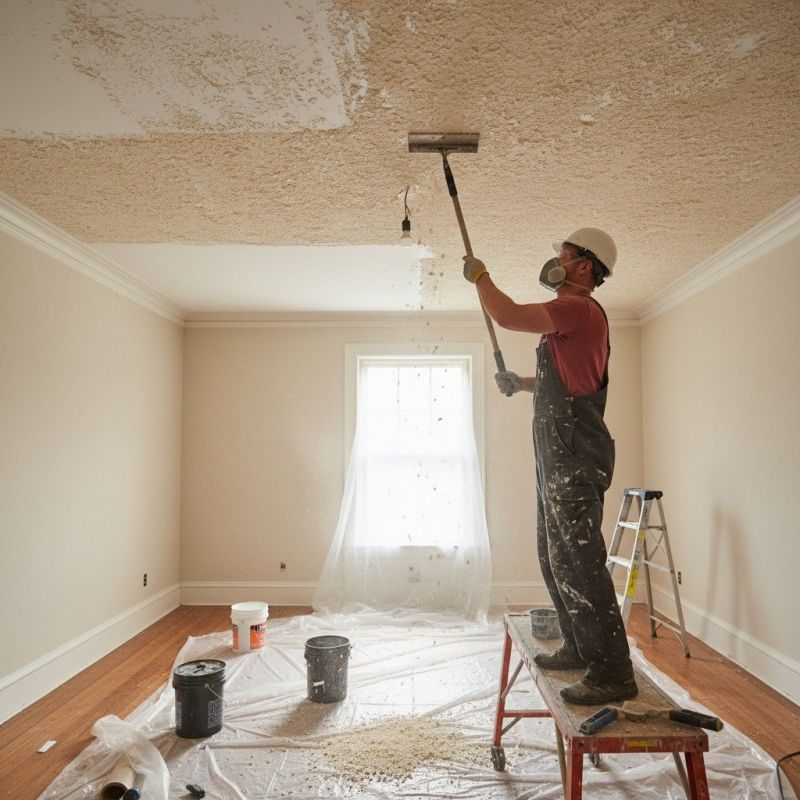 Textured Ceiling Scraping in Alpharetta, GA